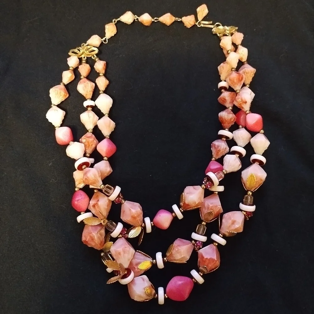 Vintage signed Deauville necklace